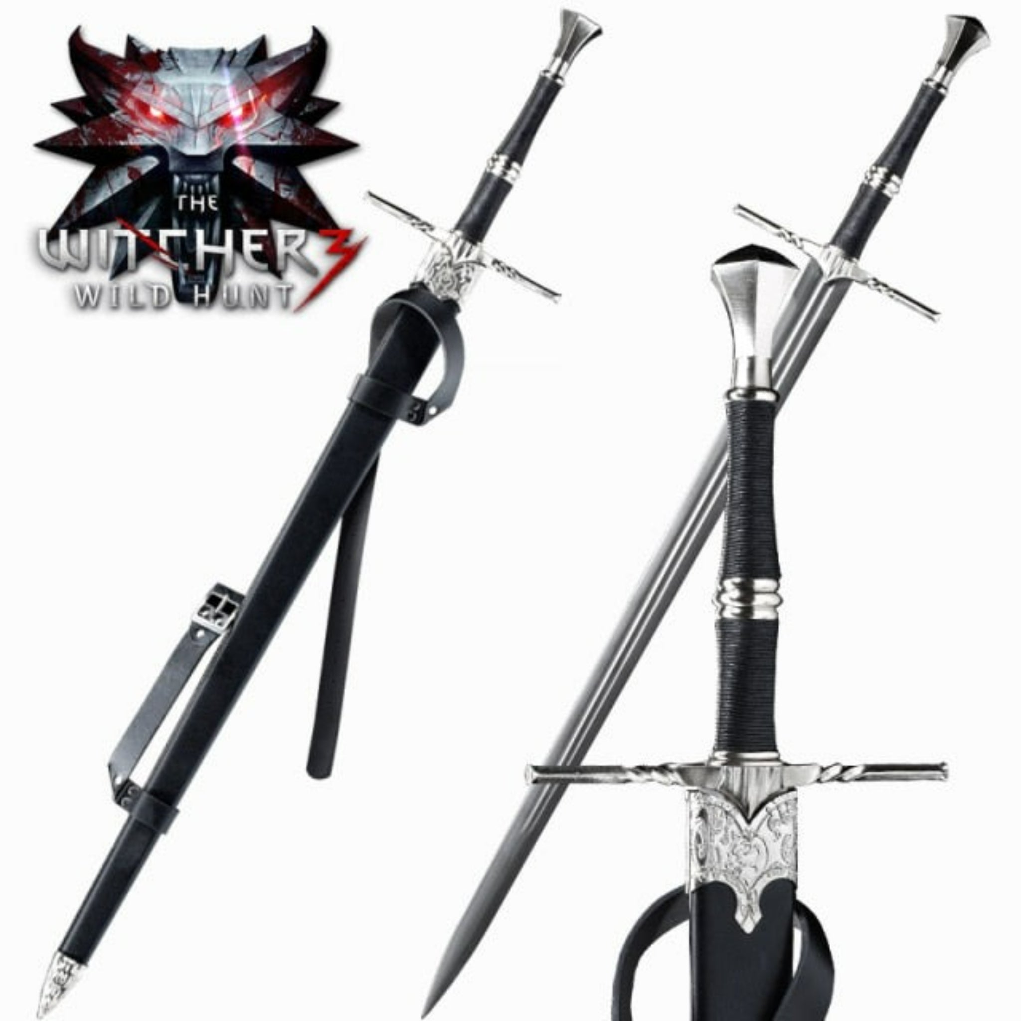 The Witcher 3: Wild Hunt Geralt of Rivia Steel Sword - 3ft Metal Replica