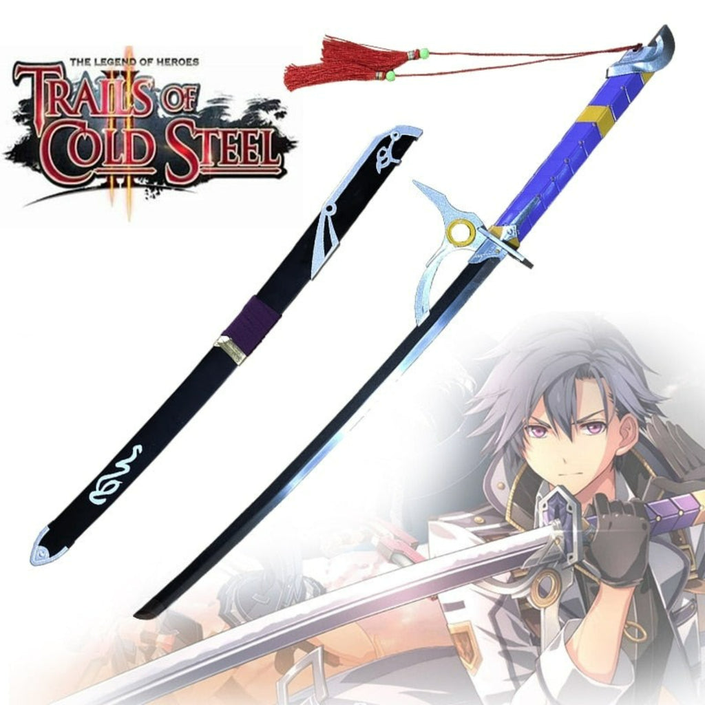 Rean Schwarzer Tachi Replica - Trails of Cold Steel Carbon Steel Sword