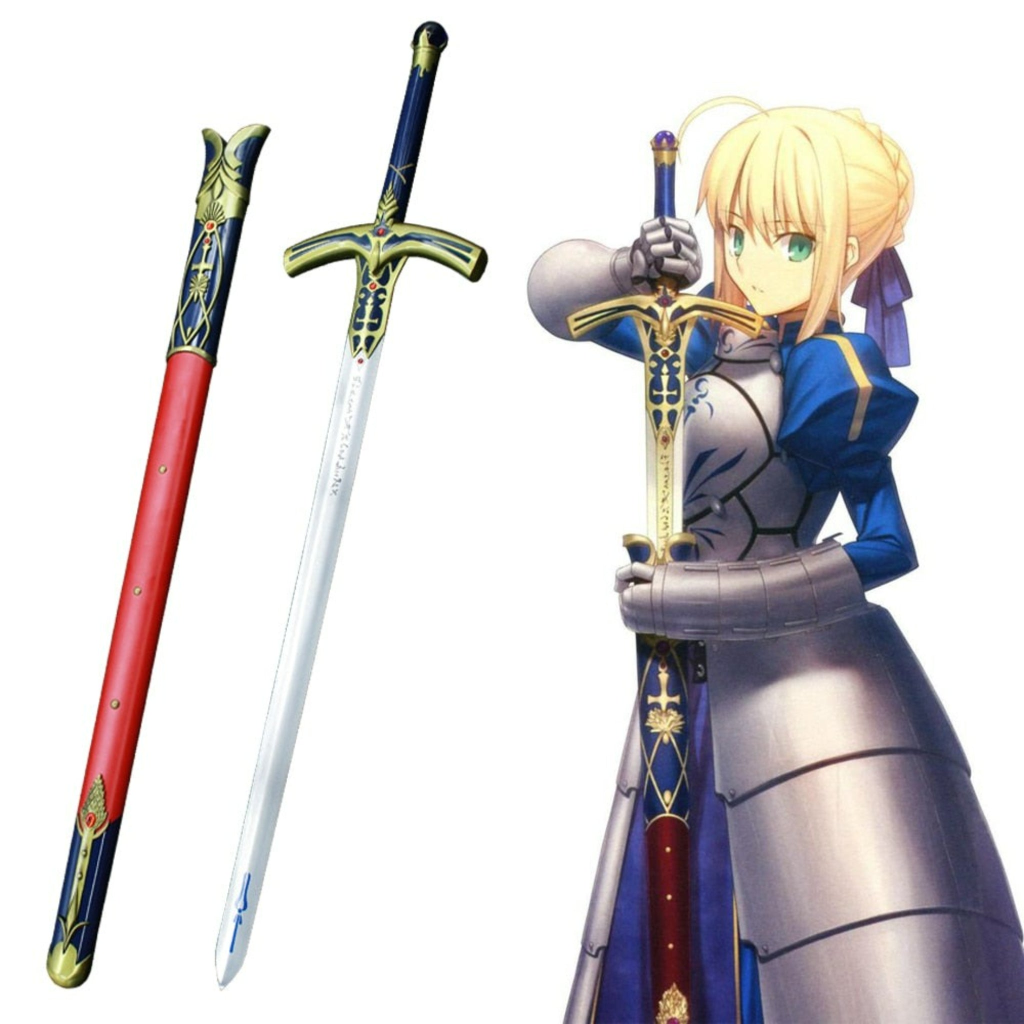 Fate/Grand Order Saber Lily Excalibur Sword - Premium Metal Cosplay Replica