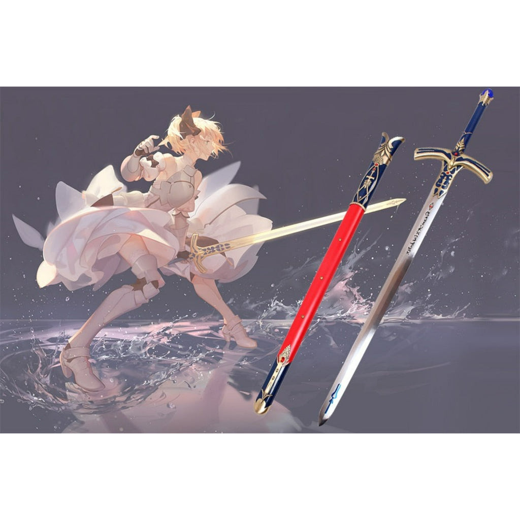 Fate/Grand Order Saber Lily Excalibur Sword - Premium Metal Cosplay Replica