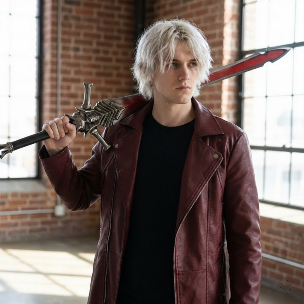 Devil May Cry Dante Rebellion Sword – 53" Stainless Steel Cosplay Prop