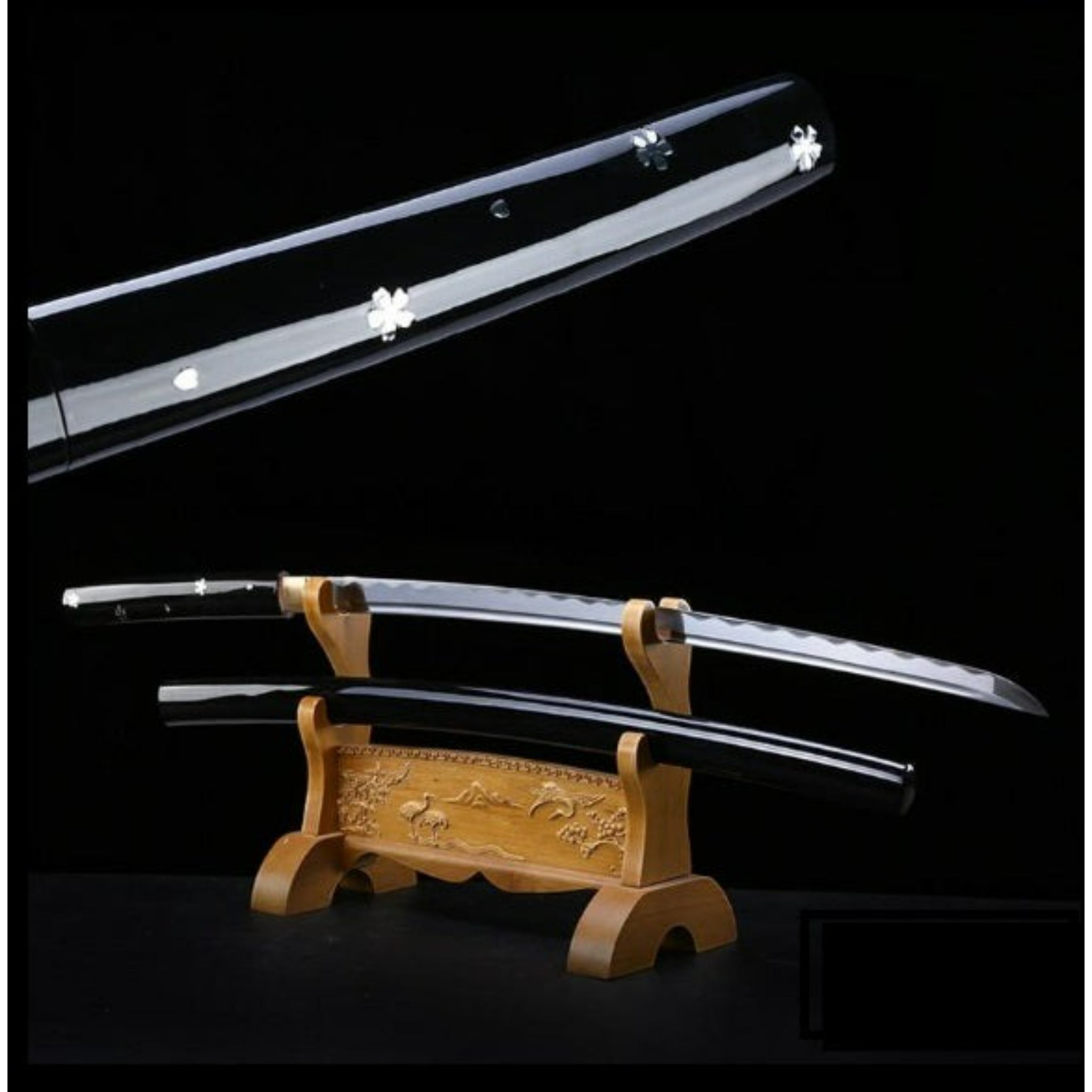 Kill Bill O-Ren Ishii Shirasaya Katana - Handforged 1045 Carbon Steel Sword