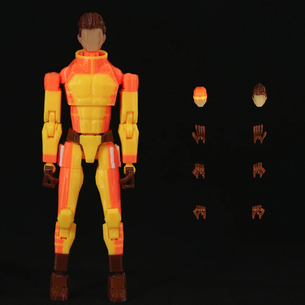 3D Printed Invincible Multi-Jointed Action Figure - 14cm Articulated Dummy 13 Superhero Model