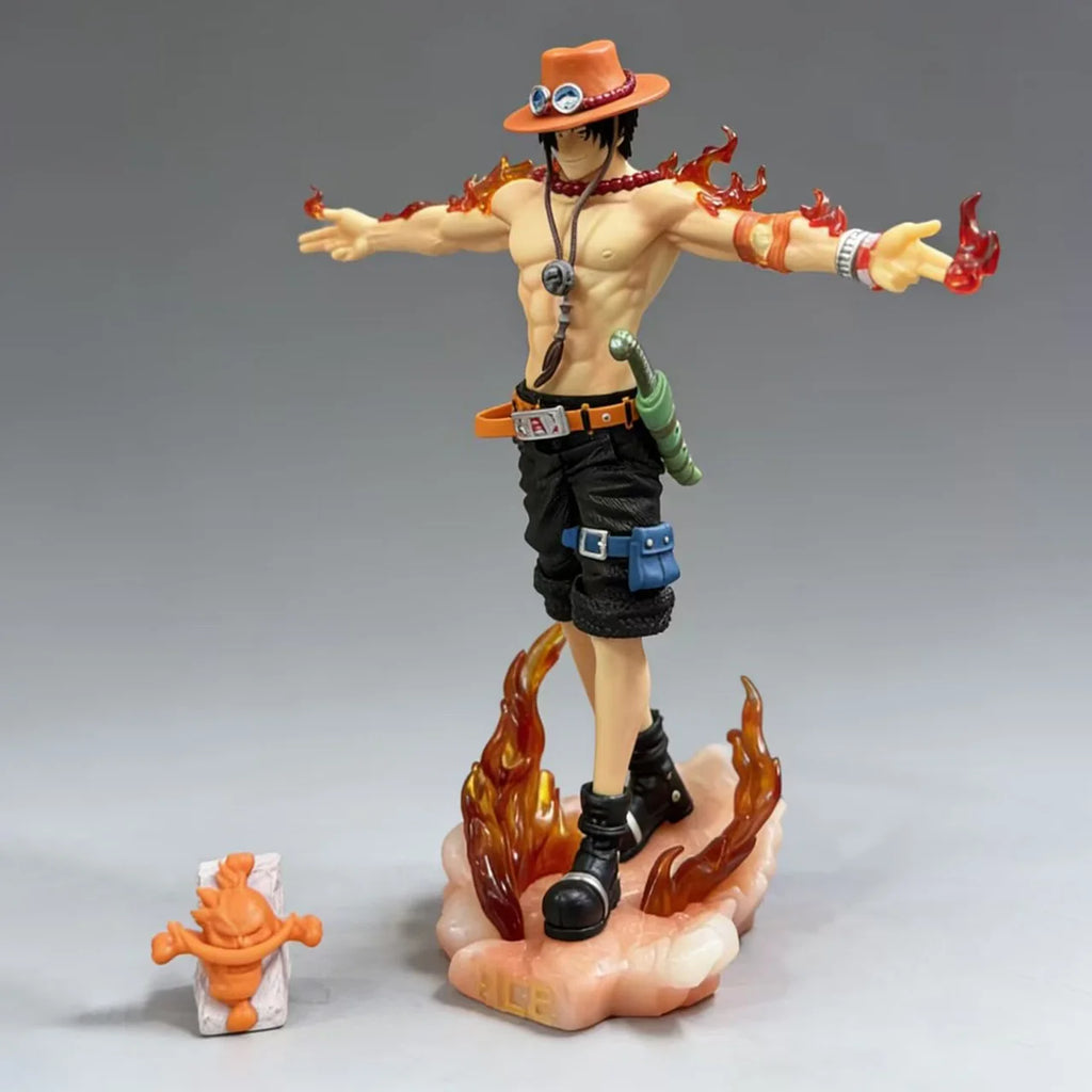 One Piece Portgas D. Ace Action Figure - 28cm 1/6 Scale PVC Statue Collectible Model