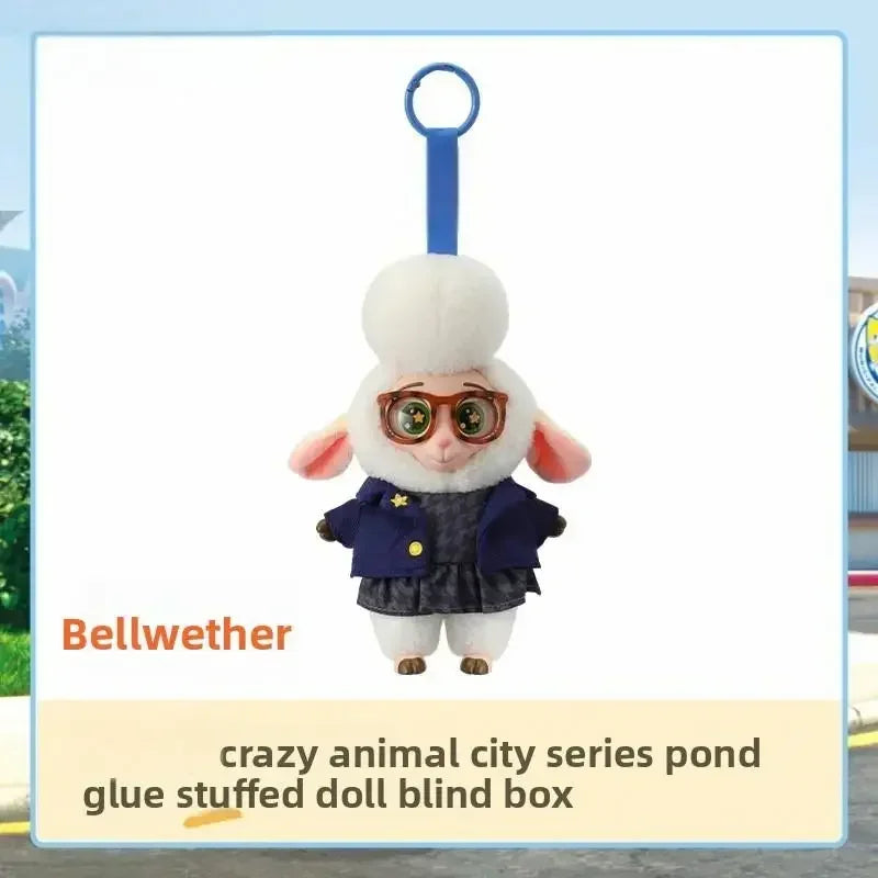 Bandai Zootopia Blind Box - Nick & Judy Plush Vinyl Keychain Mystery Figure