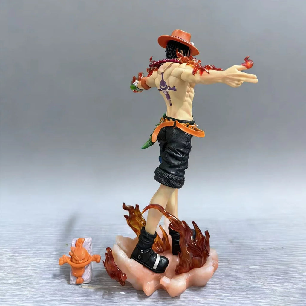 One Piece Portgas D. Ace Action Figure - 28cm 1/6 Scale PVC Statue Collectible Model