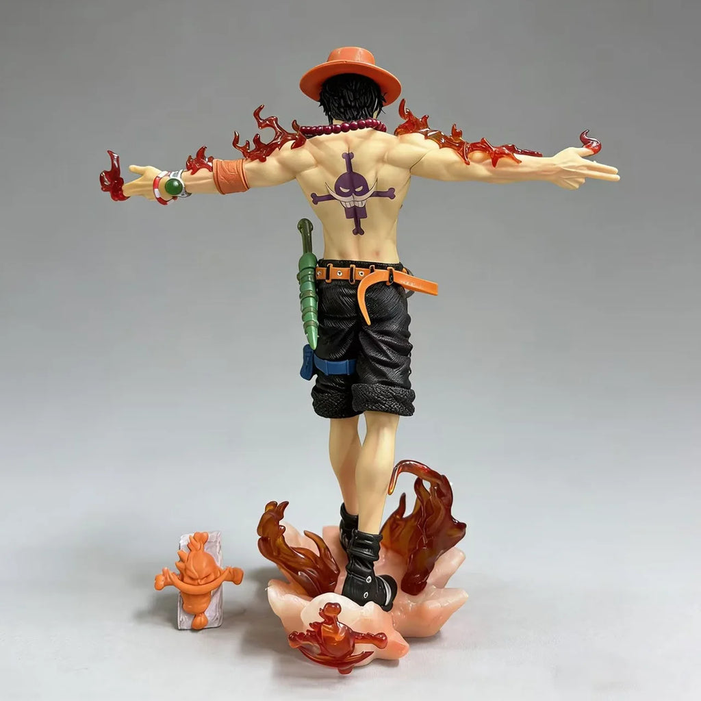 One Piece Portgas D. Ace Action Figure - 28cm 1/6 Scale PVC Statue Collectible Model