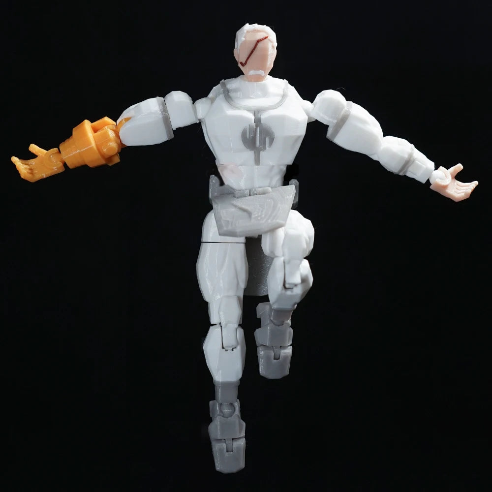 3D Printed Invincible Multi-Jointed Action Figure - 14cm Articulated Dummy 13 Superhero Model