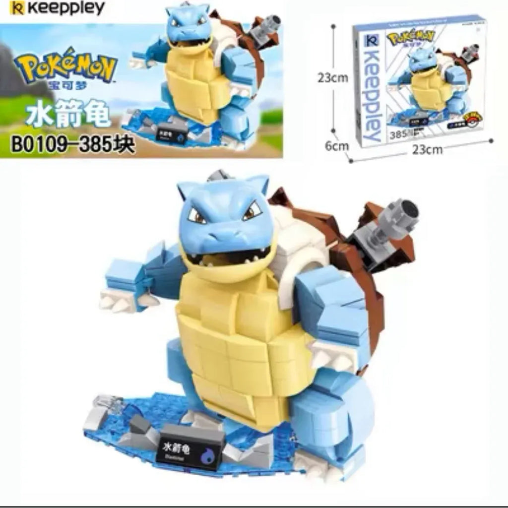 Pokemon Building Blocks - Venusaur, Charizard, Gyarados, Greninj Anime Action Model Sets - DIY Toy Gift for Fans & Collectors (14+)