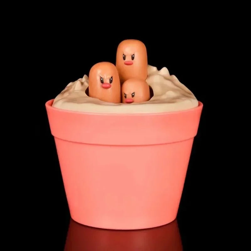 Bandai Pokemon Muscle Dugtrio Figure - 14cm "Buff" Manga Edition Statue - Funny Collectible PVC Model & Unique Gamer Gift