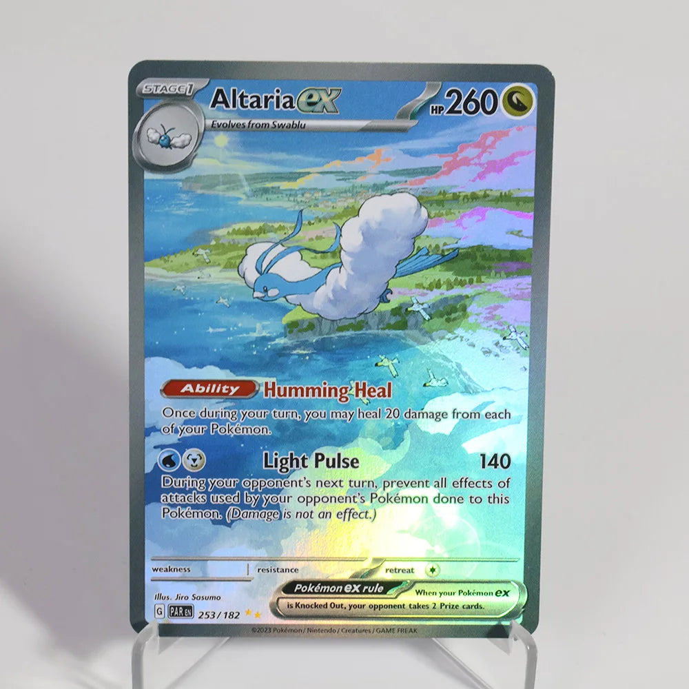 Holographic Pokemon Proxy Cards - Foil Latios, Pikachu, Mew & Greninja PTCG Collectibles