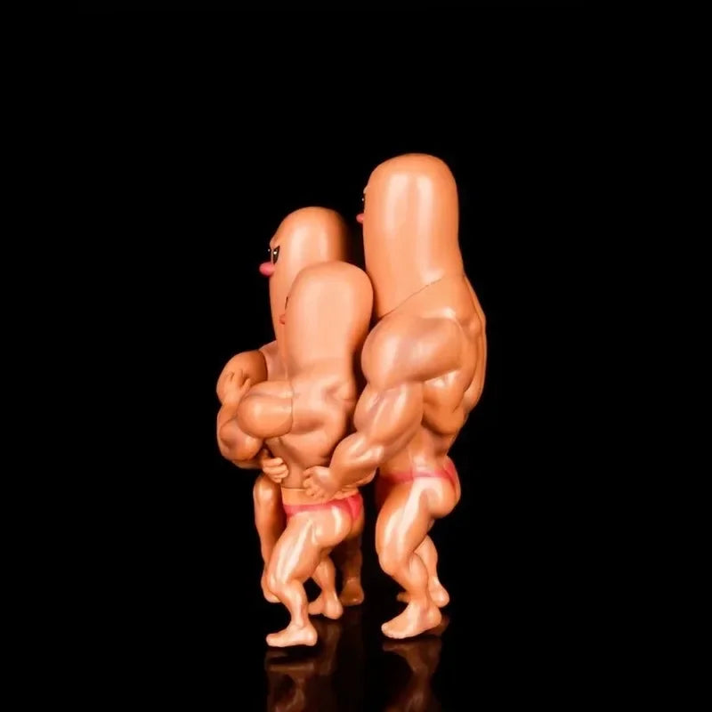 Bandai Pokemon Muscle Dugtrio Figure - 14cm "Buff" Manga Edition Statue - Funny Collectible PVC Model & Unique Gamer Gift