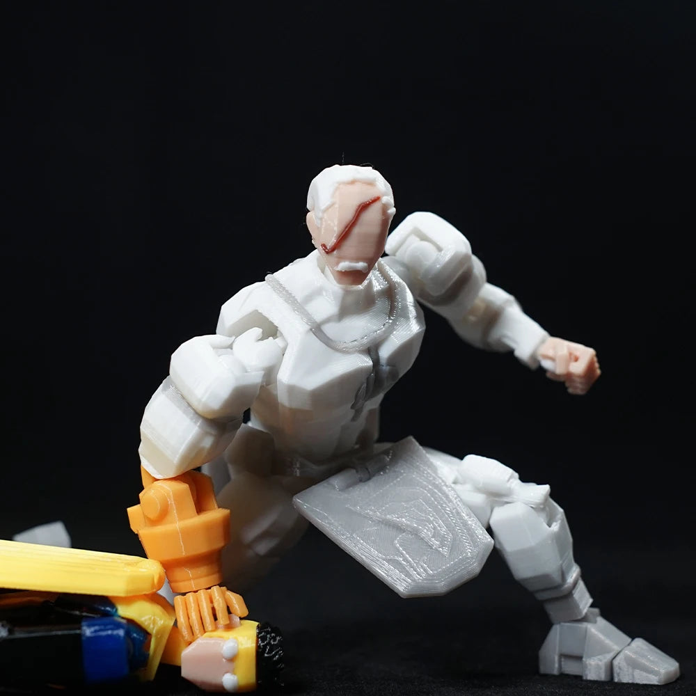 3D Printed Invincible Multi-Jointed Action Figure - 14cm Articulated Dummy 13 Superhero Model