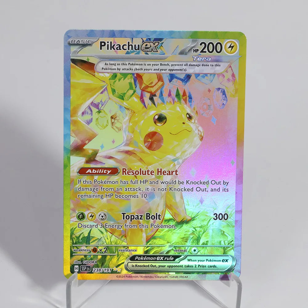 Holographic Pokemon Proxy Cards - Foil Latios, Pikachu, Mew & Greninja PTCG Collectibles