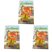 Bandai Zootopia Blind Box - Nick & Judy Plush Vinyl Keychain Mystery Figure