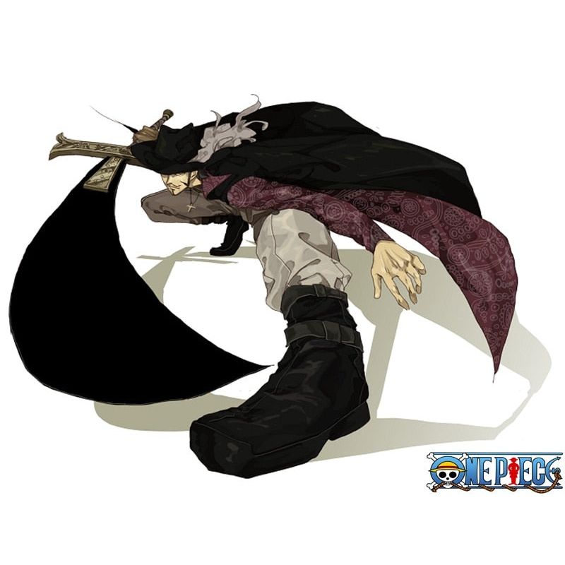 One Piece Dracule Mihawk Yoru Sword – 50" Carbon Steel Cosplay Replica